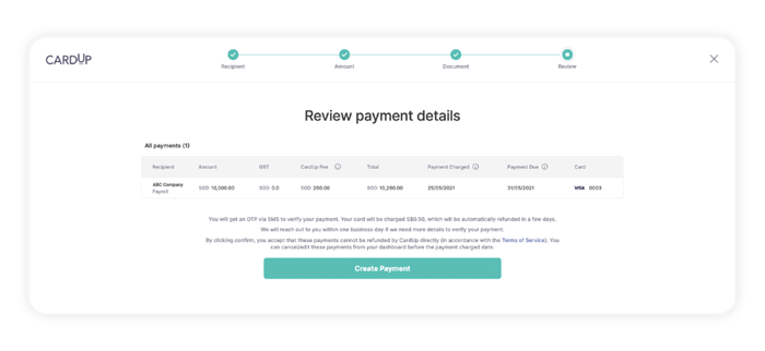 Review your payments