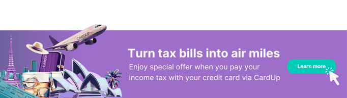 Turn tax bills into air miles!