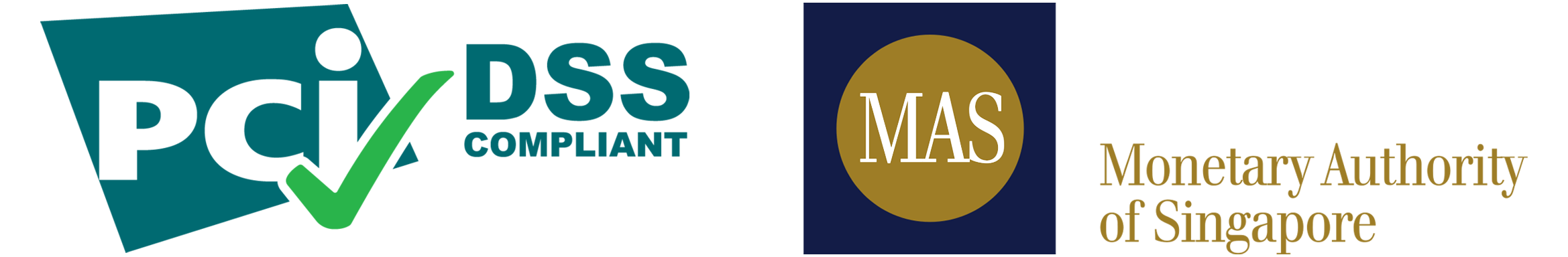 PCI-DSS and MAS logo